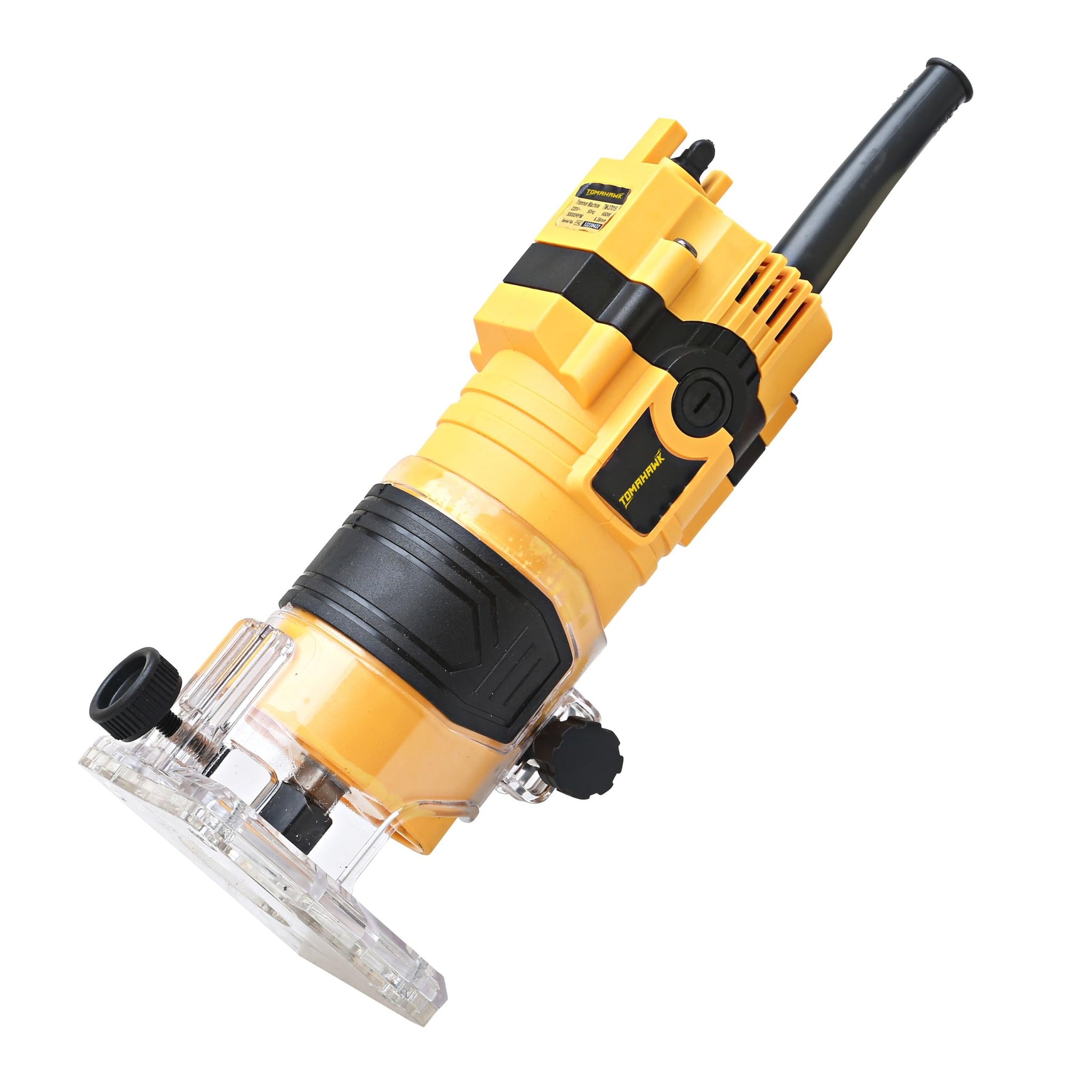 TOMAHAWK Palm Router - 650W 32000RPM 6mm/6.35mm/8mm Collet - TTM-7402